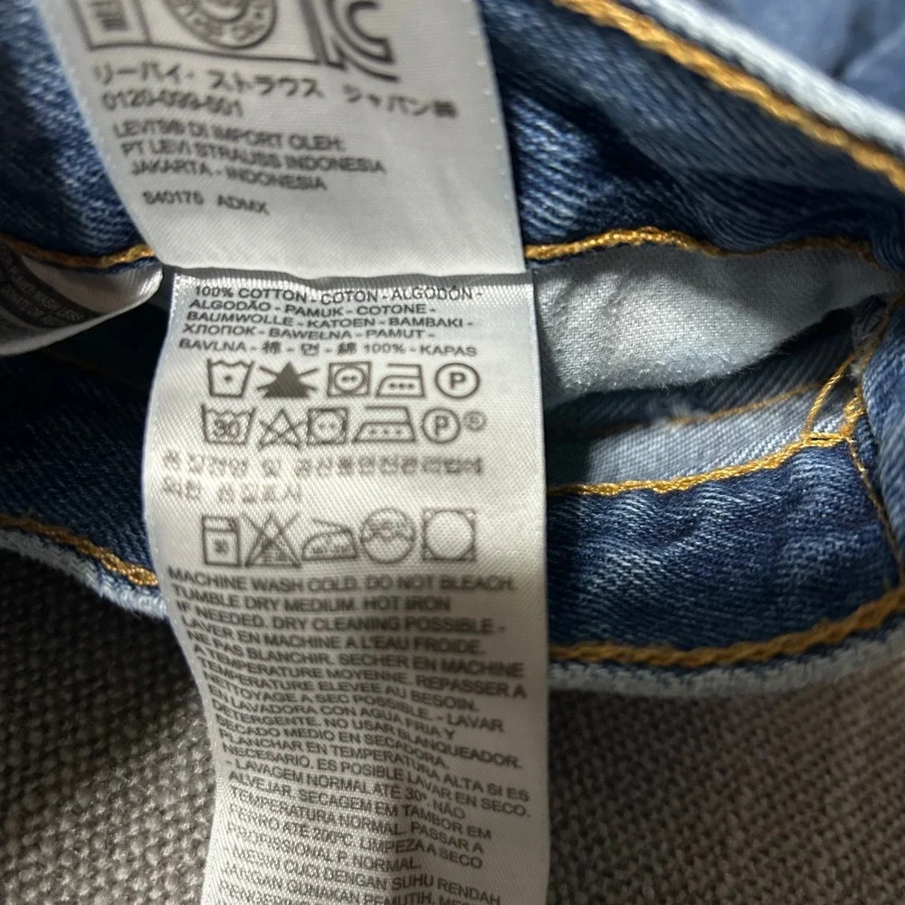 Levi's 517 Bootcut Jeans Mens 38x34 Blue Medium Wash Denim Cotton Regular Fit